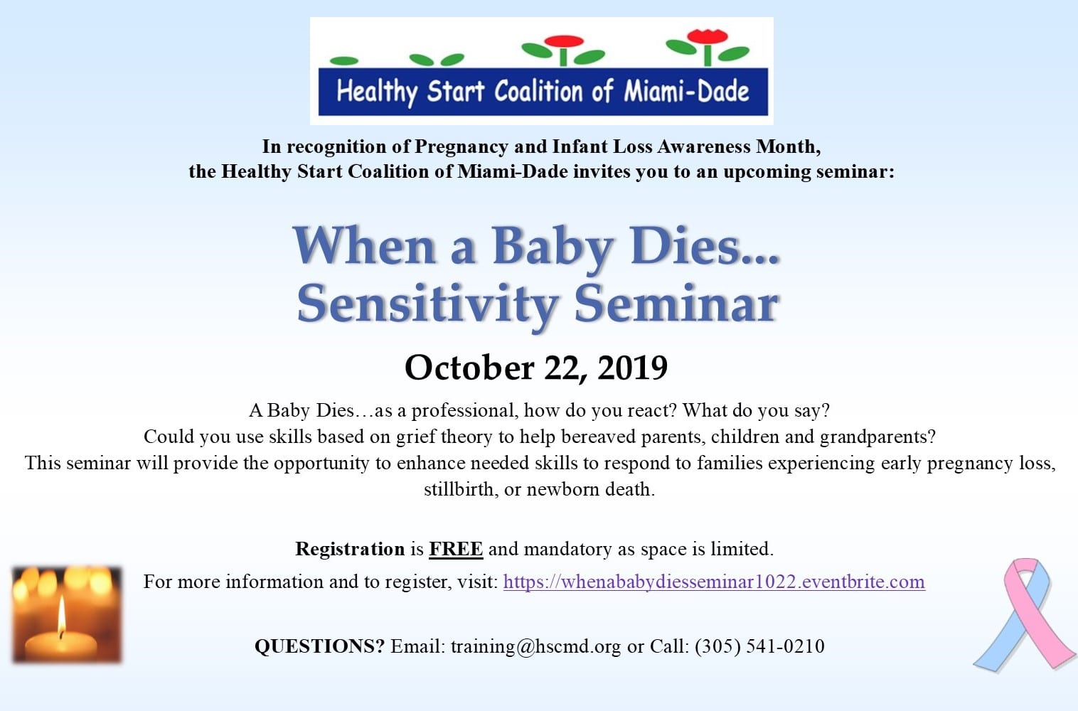 When a Baby Dies… Sensitivity Seminar